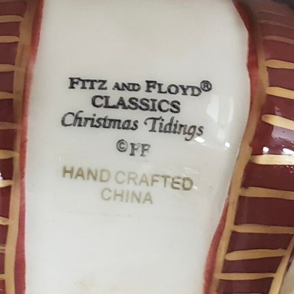 NEW Fitz & Floyd "Christmas Tidings" Ceramic Reindeer Figurines Discontinued - Picture 7 of 10